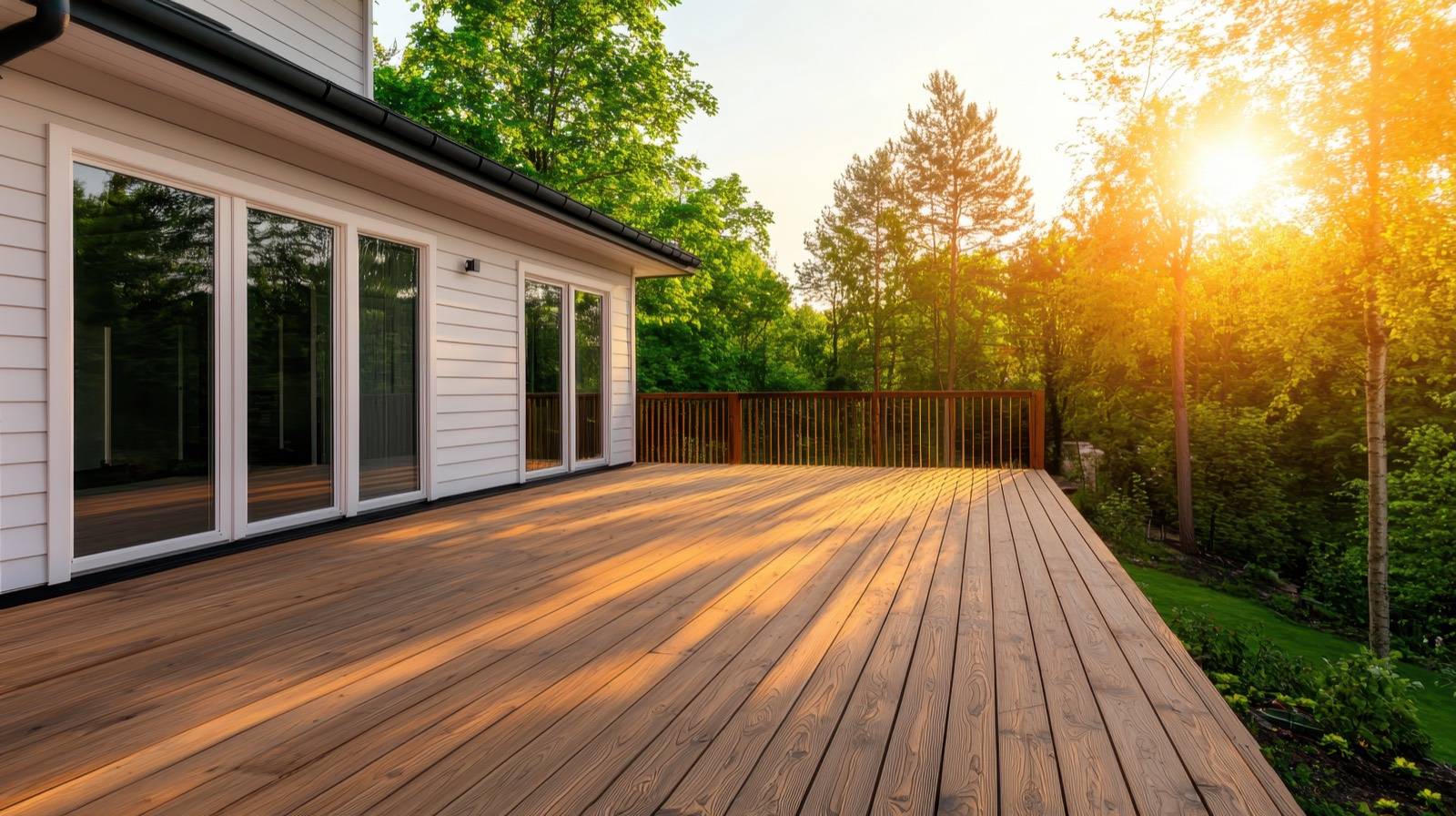 Outdoor deck service for relaxing and entertaining